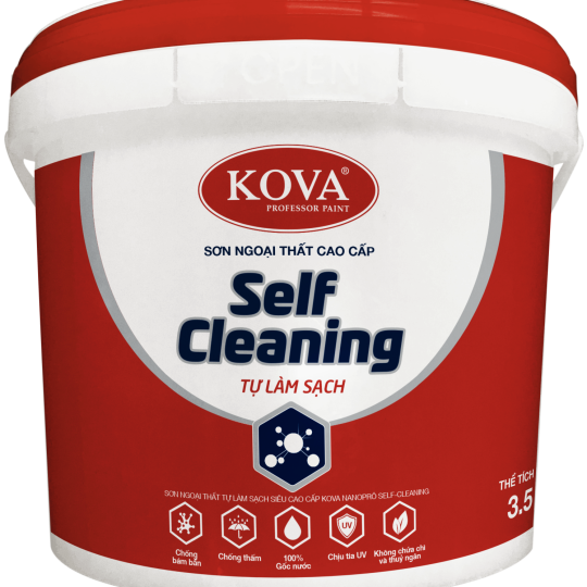  Sơn KOVA NANO Self- Cleaning Tự Làm Sạch