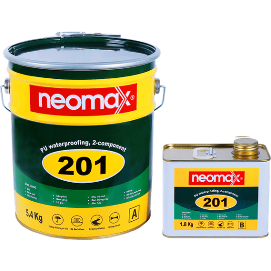 Neomax 201 – Chống thấm gốc Polyurethane 2 thành phần – 7.2kg