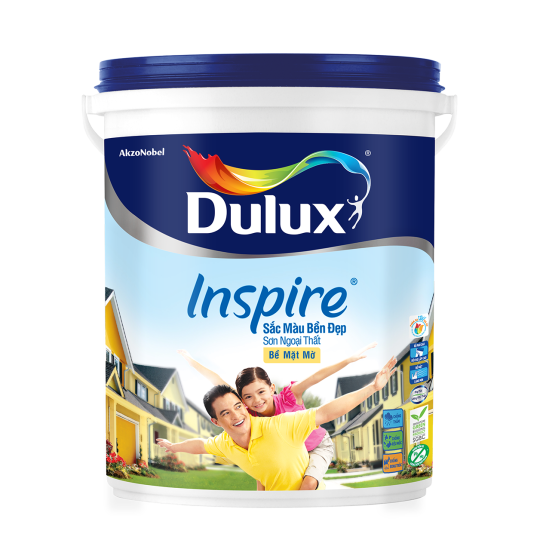 SƠN NGOẠI THẤT DULUX INSPIRE- LON 5L ( MỜ)