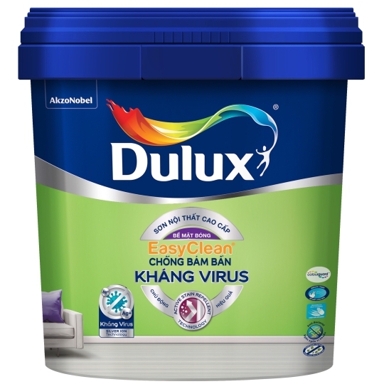 SƠN NỘI THÂT DULUX EASYCLEAN- THÙNG 18L ( BÓNG)