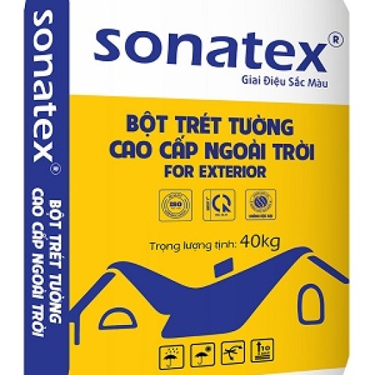SONATEX Bột trét tường cao cấp ngoài trời
