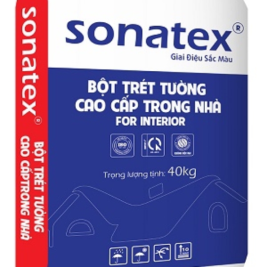 SONATEX Bột trét tường cao cấp trong nhà